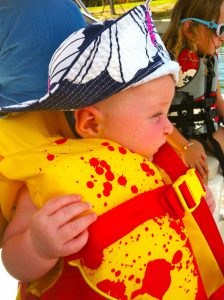 boating with an infant