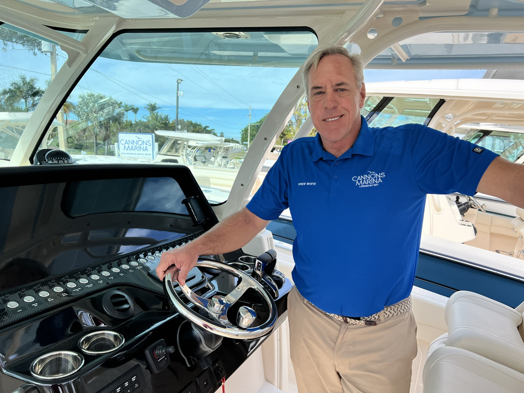 Drew White, Cannons Marina sales team